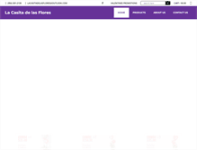 Tablet Screenshot of lacasitadelasflores.org